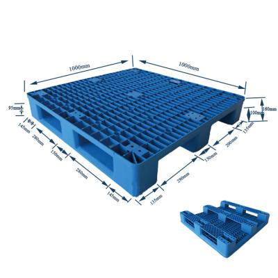 China Stackable 1000x1000 Plastic Shipping Pallets For Goods Transport for sale