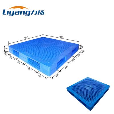 Chine palettes en plastique surdimensionnées des palettes 10T de Rackable du HDPE 1500x1500 à vendre