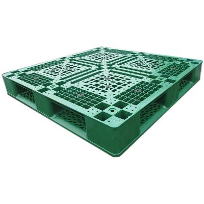 China Double Face Green Plastic Pallet Heavy Duty Alkali Resistance for sale
