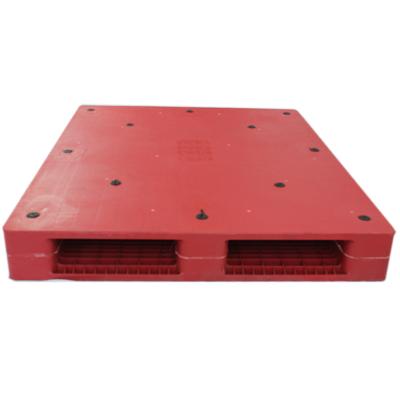 China Red Plastic Stacking Pallets Yellow Injection Moulded Plastic Pallets for sale