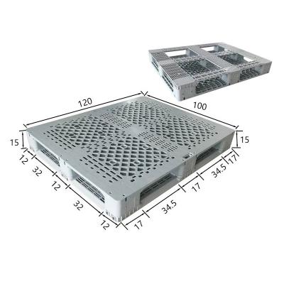 China Heavy Duty Light Recycled Plastic Pallet Double Face for sale
