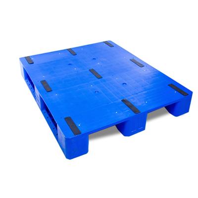 China Single Faced 4 Way Entry Euro HDPE PP Plastic Pallets for Stacking Transportation for sale