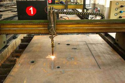 China Laser de perfuração encaixado que corta a placa de aço para a aprovação do GV do material de construção à venda