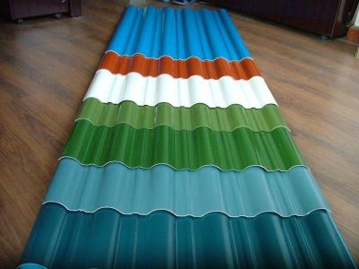 China customized color CGCC, DX51D Z adornment Pre painted Corrugated Steel Roof Sheets for sale