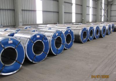 China Bau 750 Millimeter der Verzinkungs-SpangleHot tauchte galvanisierte Stahlspulen ein zu verkaufen