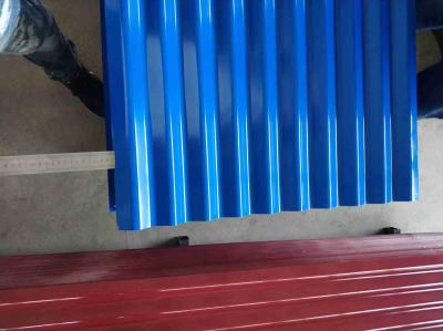 China Flexibles Lager, spezieller Bau runzelte Stahldach-Blätter zu verkaufen