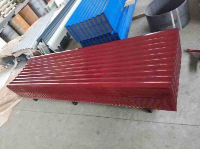 China Color Coated Corrugated Metal Siding Panels / Corrugated Steel Roof Sheets for sale