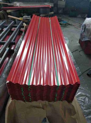 China Hohe Härte galvanisierte dauerhafte Stahldach-Blätter runzelte Stahldach-Blätter zu verkaufen