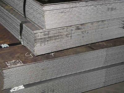 China 2348mm / custom cut Q195, Q235, Q345 Hot Rolled Coils / Sheet / Checkered Steel Plate for sale
