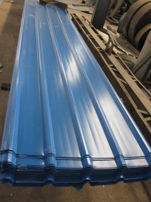 China 1500 - 3800mm Length JIS G3322 CGLCC, ASTM A792 Prepainted Corrugated Steel Roof Sheets for sale