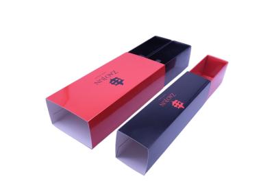 China Custom Printed Glossy Lamination Slide Drawer Paper Sushi Box For Take Out for sale