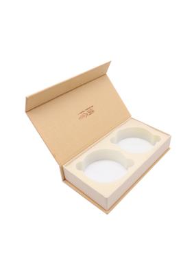 China Matt Lamination Hot Stamping Paper Gift Box With EVA Insert for sale