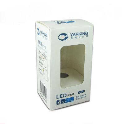 China Environmental CMYK Printing Led Packaging Box UV Effect PVC With Window for sale