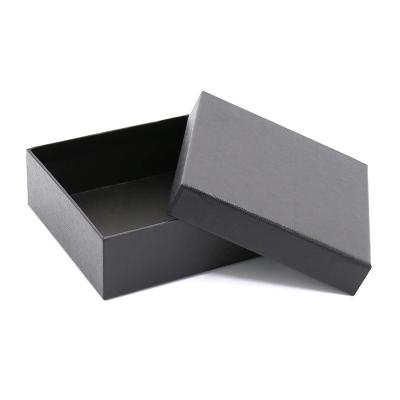 China Black Cardboard Clothing Boxes Garment Packing Boxes ISO14001 Certificated for sale