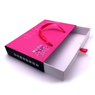 China La caja de empaquetado Pantone de la ropa interior del estilo del cajón colorea lustre o la laminación de Matt en venta