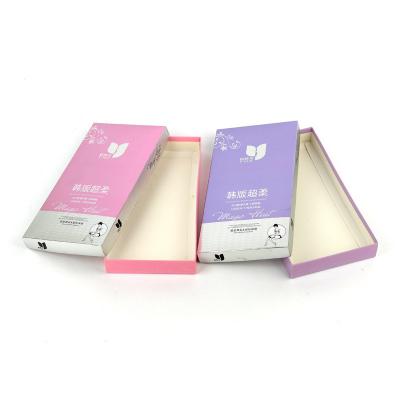 China Gold Stamping Underwear Packaging Box Gloss Lamination For Bra / Socks for sale