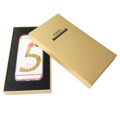 China Caixa branca de Kraft Iphone do cartão que empacota a laminação lustrosa ou a laminação de Matt à venda
