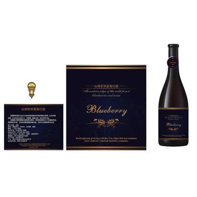 China Etiqueta pegajosa auta-adhesivo a todo color de la etiqueta engomada del whisky de Champán del vino de las etiquetas en venta