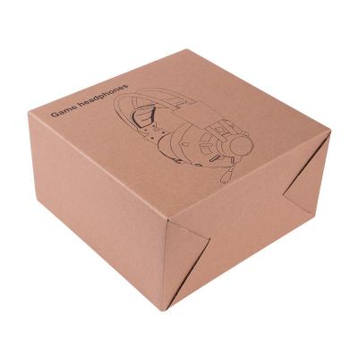 China Custom Design Kraft Paper Packaging Box for Electric Products Sports Earphone for sale