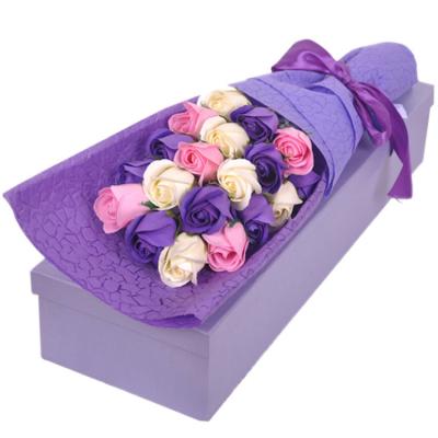 China Caja de empaquetado de papel CMYK de los regalos plegables de la flor o impresión de Pantone en venta