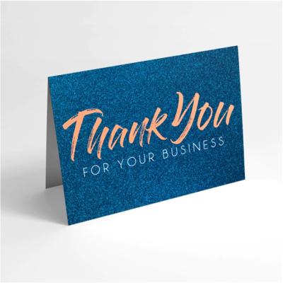 China 350gsm Ivory Board Paper Card Custom Gift Card Printing For Thank You Card for sale