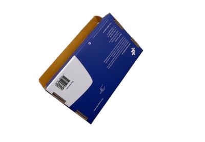 Китай Двойная коробка гофрированной бумаги CMYK сторон печатая белый картон 400gsm продается