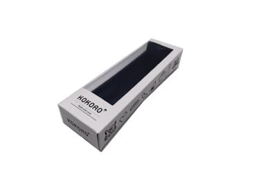 China Anti Fog Foldable Sushi Packaging Box White Cardboard Paper With PVC Window for sale
