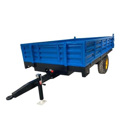 China farm tractor truck trailer pto 3 axle two wheel tipping hydraulic cylinders for tractor trailer trade farm tractor for sale