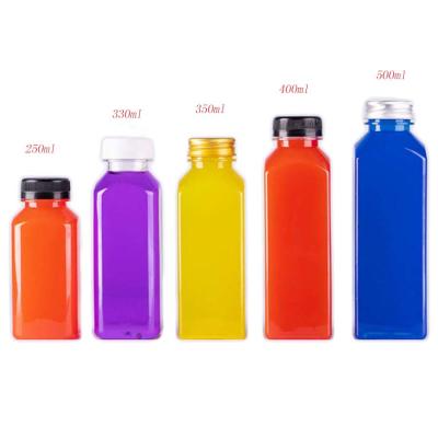 China PETG Juice Plastic Beverage Bottles 12 Oz 60cm for sale