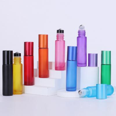 China 0.35oz Crystal Glass Bottle Essential Oil Roller ODM for sale