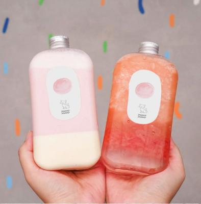 China SGS ODM Plastic Beverage Bottles 12 Oz For Smoothie Milk Tea Drinking for sale