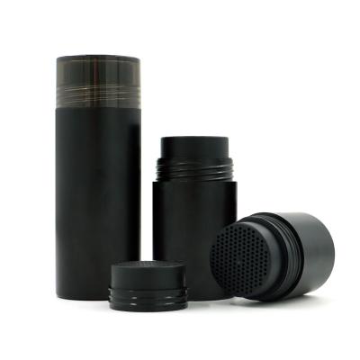 China 15g Fiber Plastic Cosmetic Containers Makeup Powder Sifter Black High Toughness for sale