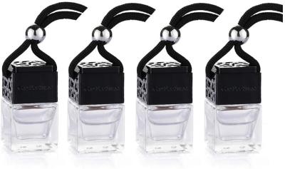 China 5ml 8ml Crystal Glass Bottles Hanging Bottle Car Air Freshener And Perfume for sale
