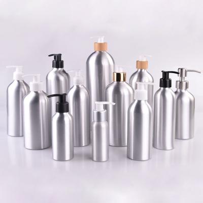 China As garrafas cosméticas de alumínio azuis de prata provocam o pulverizador 0.6mm ISO9001 grosso à venda