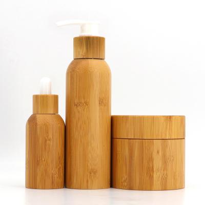 China ODM Plastic Jar Bamboo Lid Canisters 200g 100g With Silk Screen Printing for sale