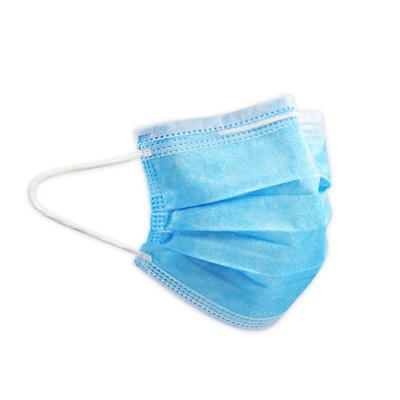 China Elastic Earloop 3 Ply Disposable Face Mask / Air Pollution Protection Mask for sale