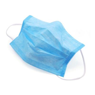 China O azul máscara protetora não tecida de 3 dobras impede a resistência de água da gripe sem fiapos à venda