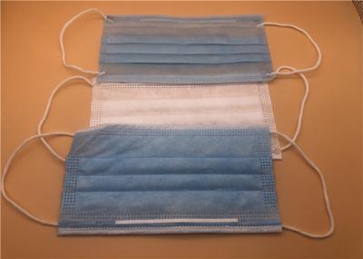 China Dental Disposable Non Woven Face Mask Soft Wearing 17.5 X 9.5 Cm For Adult for sale
