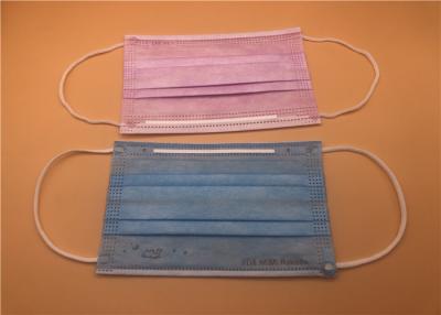 China Customized Disposable Non Woven Face Mask / Disposable Earloop Face Mask for sale