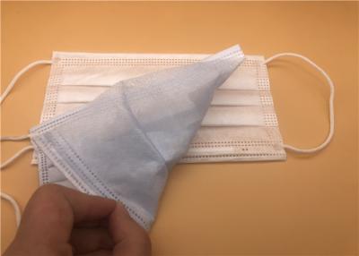 China Gesundes elastisches Wegwerf-Earloop Gesichtsmaske-Antiverschmutzungs-blaue weiße Farbe zu verkaufen