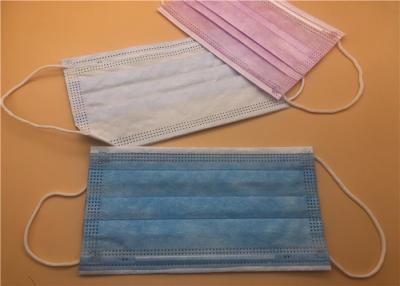 China Azul el llevar fácil resistente flúido respirable de la mascarilla de 3 capas protector en venta
