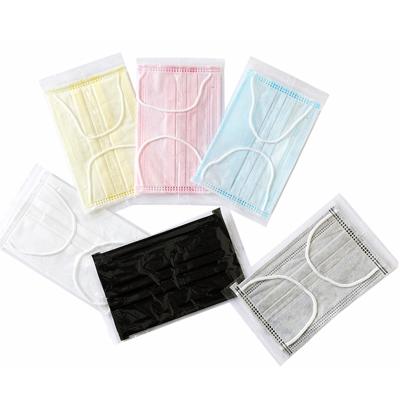 China Nail Beauty Salon 3 Ply Kids Disposable Mask Grinding Sanding Industry Support for sale