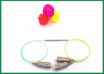 China Multimode optical fiber coupler 1x2   850nm Coupling radio 10/90 OM1 with SC connector for sale