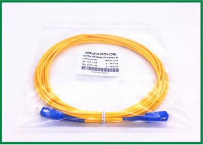 China CATV Outdoor Sc-Sc Fiber Patch Cord With Ultra Fiber , Simplex Patch Cord for sale
