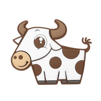 Κίνα Ελεύθερη σιλικόνη Teether, μασητά παιχνίδια αγελάδων BPA οδοντοφυΐας σιλικόνης μωρών για το δώρο περιποίησης προς πώληση