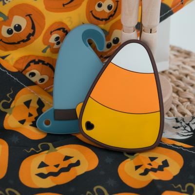China Halloween Witches Hat Silicone Baby Teether Colorful For Soothing Teething Pain for sale
