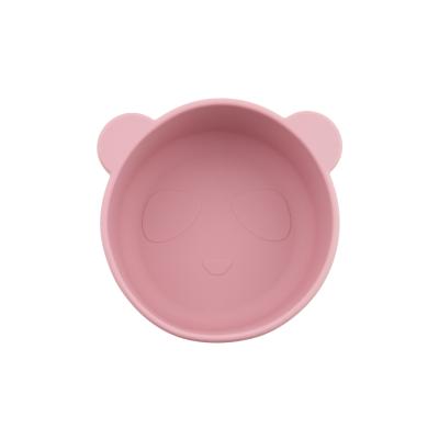 China Cute Food Grade Silicone Bowl Set Waterproof For Baby Feeding for sale