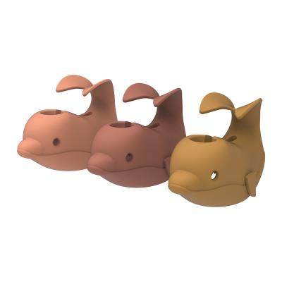 China Silicone Animal Shape Bathtub Faucet Safety Covers Safe Soft For Baby for sale