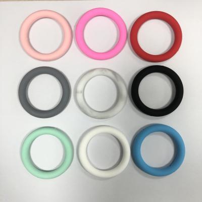 China Wholesale PISSEN Silicone focal o  ring Beads for DIY keychains for sale