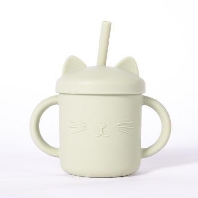 China Silicone Food-grade Sippy Cup for Drinking Safely for sale